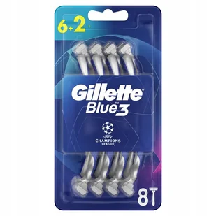 Gillette Blue3 Comfort Champions League maszynka do golenia 8 szt dla mężczyzn 8szt - Maszynki do golenia i wkłady - miniaturka - grafika 5