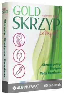 ALG Pharma GoldSkrzyp tabl. 60 tabl. Alg Pharma 3527961 - Włosy, skóra, paznokcie - miniaturka - grafika 1