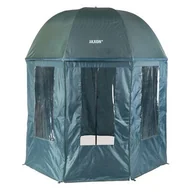 Inne akcesoria dla wędkarzy - Parasol wędkarski z pełną osłoną i okienkami 250 cm JAXON - miniaturka - grafika 1