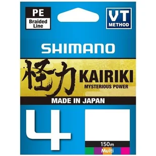 Plecionka SHIMANO Kairiki 4 0.28 mm /150 m Wielokolorowy - Żyłki wędkarskie - miniaturka - grafika 1