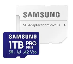 Samsung microSDXC Pro Plus 1TB A2 V30 180/130 - Karty pamięci - miniaturka - grafika 1
