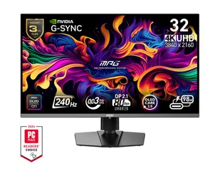 MSI MPG 322URX QD-OLED 31.5" 3840 x 2160 4K Ultra HD Czarny MPG 322URXDE QD-OLED - Monitory - miniaturka - grafika 1