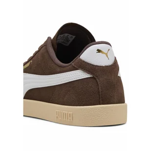 Sneakersy zamszowe unisex PUMA Club II PUMA Flat Bronze White Gold Brown - Buty trekkingowe damskie - miniaturka - grafika 1