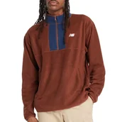 Bluzy męskie - Bluza New Balance MT43518ROK - brązowa - miniaturka - grafika 1