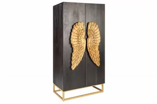 Invicta Komoda Angel 70cm Mango schwarz Invicta 40056 - Komody - miniaturka - grafika 1