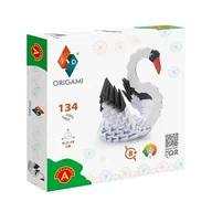Zabawki kreatywne - Alexander, Origami 3D Łabędź - miniaturka - grafika 1