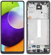 Części serwisowe do telefonów - Wyświetlacz ekran dotyk do Samsung Galaxy A52 A52s A525 A528 OLED RAMKA - miniaturka - grafika 1