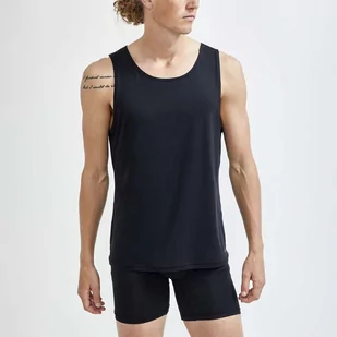 Męska Koszulka CRAFT CORE DRY SINGLET M 1910448-999000 – Czarny - Koszulki sportowe męskie - miniaturka - grafika 1