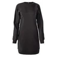 Sukienki - Damska Sukienka KARL LAGERFELD BIG LOGO SWEAT DRESS 230W1355-999 – Czarny - miniaturka - grafika 1