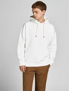 Bluzy męskie - Jack&Jones Bluza 12208157 Biały Relaxed Fit - grafika 1