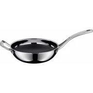 Woki - WMF Profi wok Resist, 28 cm, materiał powlekany, wielowarstwowa struktura plastra miodu, uchwyt z tworzywa sztucznego, do płyt indukcyjnych, wysokość, czarna 1756536411 - miniaturka - grafika 1