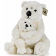 Maskotki i pluszaki - WWF Miś polarny mama z dzieckiem 28 cm - miniaturka - grafika 1