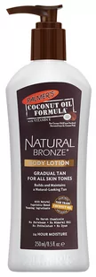 Palmers Natural Bronze brązujący balsam z olejkiem kokosowym 250ml - Samoopalacze - miniaturka - grafika 1