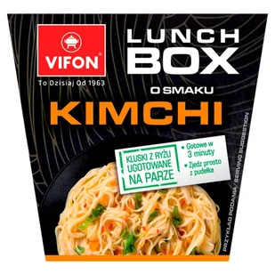 Vifon LUNCH BOX KIM CHI 85G - Szybkie dania obiadowe - miniaturka - grafika 1