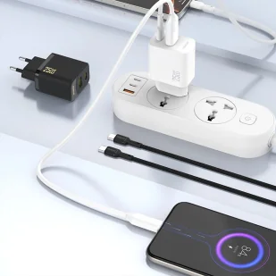 Ładowarka sieciowa Dudao A27 Biała GaN USB-C Ładowarka Kompaktowa, Szybka - Ładowarki do telefonów - miniaturka - grafika 1