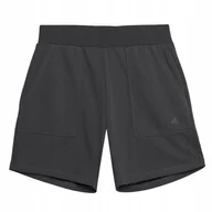 Spodenki męskie - 4F Spodenki Męskie Dresowe Tshom074 Szare 2Xl - miniaturka - grafika 1