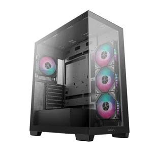 DeepCool CG580 4F Midi Tower Czarny - Akcesoria do komputerów stacjonarnych - miniaturka - grafika 1