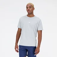 Koszulki męskie - Koszulka męska New Balance MT31504AG  szara - miniaturka - grafika 1