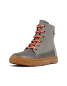 Buty dla chłopców - Camper Kiddo K900363 chłopięce sznurowane buciki, szare 003, 11 UK dziecko, Szary 003, 11 UK Child - miniaturka - grafika 1