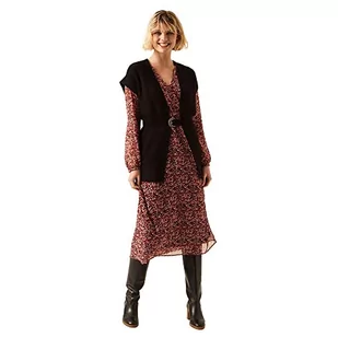 Garcia Damski sweter U20049_Ladies Cardigan Pulower, czarny, XL (DE) - Swetry damskie - miniaturka - grafika 1