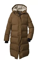 Płaszcze damskie - G.I.G.A. DX Damski płaszcz zimowy/casualowy płaszcz funkcyjny o wyglądzie puchu z kapturem GW 32 WMN QLTD CT, jasnobeżowy, 34, 38563-000 - miniaturka - grafika 1
