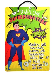 HENRY Dyplom Superbohater 430272 - Dyplomy i okładki - miniaturka - grafika 1