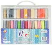 Półfabrykaty do biżuterii - Nici Zestaw w Plastikowej Walizce 39szt.x100M, Aliga - miniaturka - grafika 1