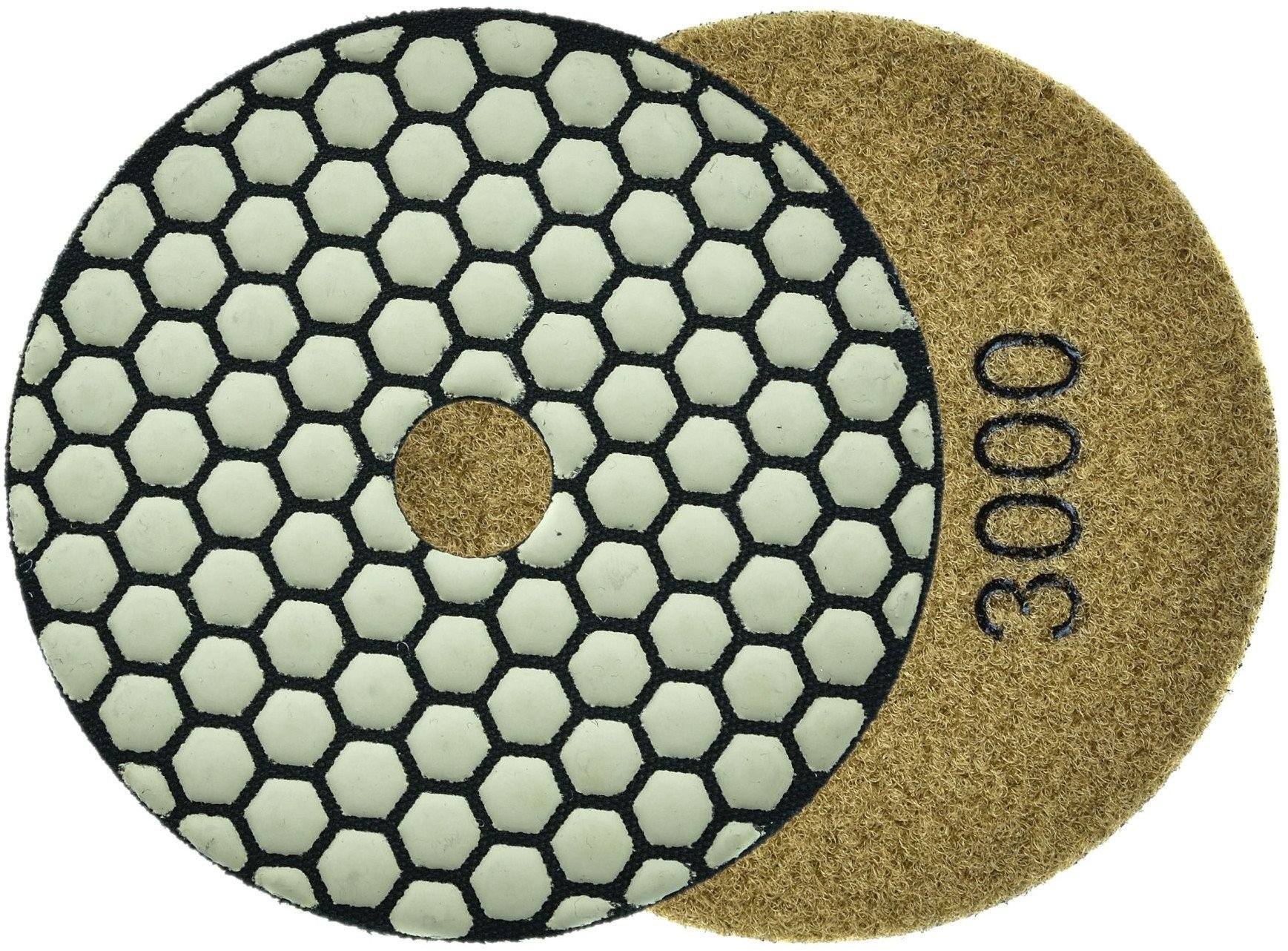 Geko Tarcza polerska do szlifowania gresu na sucho 100mm GR3000 25/250