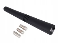 Anteny samochodowe - Maszt antenowy 9 cm, gumowany, z 3 adapterami: 5, 6 i 7 mm - miniaturka - grafika 1