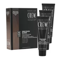 Farby do włosów i szampony koloryzujące - American Crew Odsiwiacz Medium NATURAL(4-5) 3X40ML - miniaturka - grafika 1