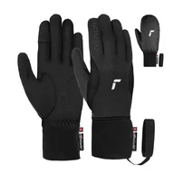 Rękawiczki - Rękawice narciarskie Primaloft Reusch Baffin Touch-TEC 7702 czarno-srebrny - miniaturka - grafika 1