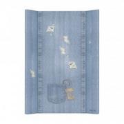 Przewijaki - Ceba Baby Przewijak miękki profilowany krótki (50x70) Denim Style Shabby blue - miniaturka - grafika 1