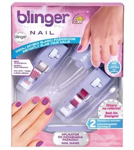 Blinger – Zestaw do ozdabiania paznokci – Nail Wand - Zabawy w naśladowanie dorosłych - miniaturka - grafika 1