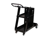 Akcesoria spawalnicze - Wózek uniwersalny MIG TIG Ideal 4-kołowy 3 półki (czarny) - wozek-ideal - miniaturka - grafika 1