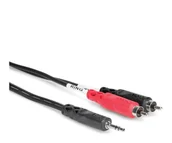 Kable - Hosa Kabel breakout TRS 3.5 – 2 x RCA, 0.91m - miniaturka - grafika 1