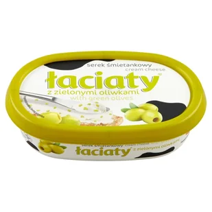 Serek Śmietankowy Łaciaty 135G Zielone Oliwki - Szybkie dania obiadowe - miniaturka - grafika 1