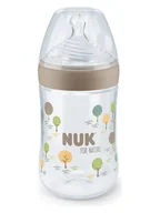 Butelki dla niemowląt - NUK Butelka dziecięca "NUK for Nature" w kolorze beżowym - 260 ml - miniaturka - grafika 1