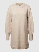 Sukienki - Sukienka z dzianiny z bufiastymi rękawami model ‘JADA’ - miniaturka - grafika 1