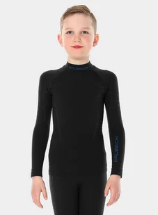 Bluza termoaktywna chłopięca Brubeck Thermo - black - Bluzy sportowe męskie - miniaturka - grafika 1