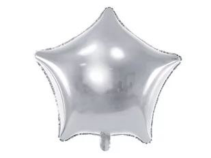 PartyDeco """"""""Balon foliowy Gwiazdka, 70cm, srebrny"""""""" FB78M-018 [14766391] - Pozostałe akcesoria świąteczne - miniaturka - grafika 1