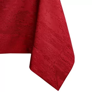 Obrus Vesta Bordowy Tłoczony Nowoczesny 110x110 AmeliaHome - TCLOTH/AH/VESTA/BRD/CLARET/110X110 - Obrusy i serwetki - miniaturka - grafika 1