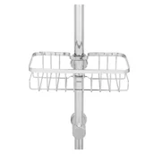 Półki łazienkowe - Samoprzylepna półka łazienkowa ze stali nierdzewnej w kolorze srebra Floresta – Wenko - miniaturka - grafika 1