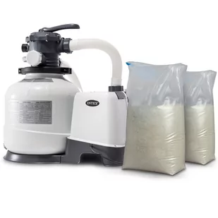 Pompa piaskowa filtrująca do basenów 10500 l/h Intex zestaw - Akcesoria do basenów - miniaturka - grafika 1
