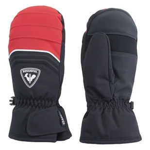 Dziecięce Rękawiczki ROSSIGNOL JR TECH IMPR M RLMYG06_301 – Czerwony - Rękawice narciarskie - miniaturka - grafika 1