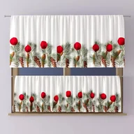 Firany - Zazdrostka woalowa drukowana Las Bombek wys. 45 cm 45 cm - miniaturka - grafika 1