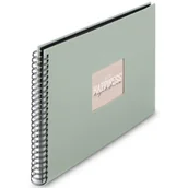 Albumy fotograficzne - Album HAMA Fine Art Czarne kartki Szarozielony (300 stron) - miniaturka - grafika 1