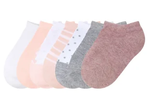 lupilu® Stopki dziecięce z biobawełny, 7 par (różowy/biały/szary, 19-22) - Skarpetki dla dzieci - miniaturka - grafika 1