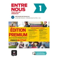 Książki do nauki języka hiszpańskiego - Entre nous 1 Podręcznik z ćwiczeniami PREMIUM - miniaturka - grafika 1