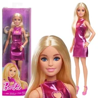 Lalki dla dziewczynek - Barbie Fashionistas Lalka 230 Lalka Modowa W Różowej Sukience Blondynka - miniaturka - grafika 1