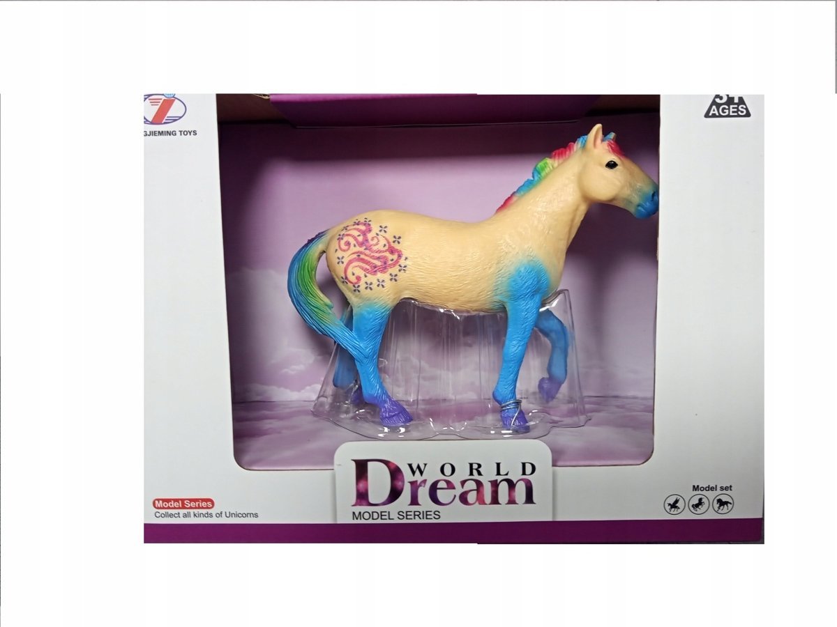 Zwierzę Koń Konik Kucyk Gazelo Kolorowa Figurka Zabawka Dla Dzieci